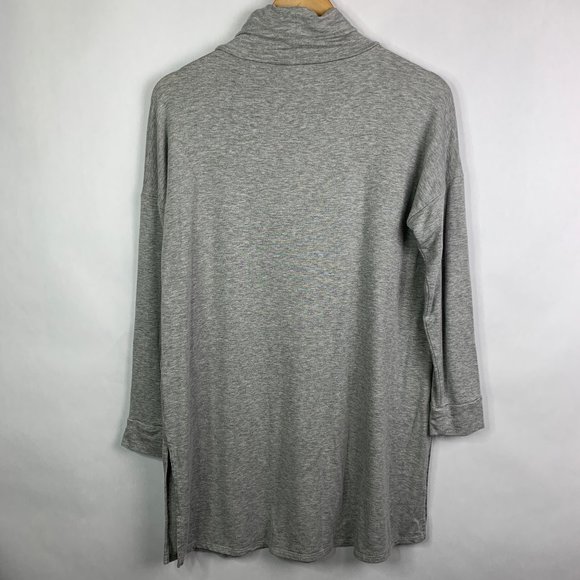 Eileen Fisher Jersey Tencel Turtle Neck Sweater - Picture 2 of 7